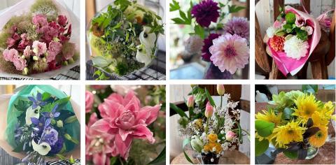 SL0216　【3回定期便】酒田の花束 「季節の花束 SAKATA3」