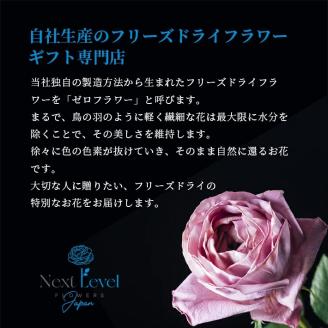 SL0217　フリーズドライフラワー アレンジ 「ゼロ・モダンフラワー」