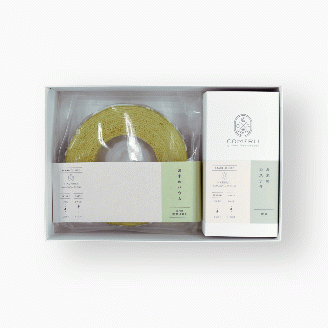 SA2653　お米のバウム 1個（庄内産完熟メロン)・お米のカステラ 1個(地酒)の詰め合わせ