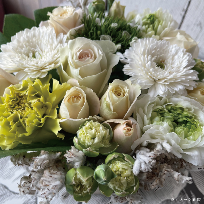 SL0185　心を伝えるキモチの花束「安らかに YASURAKANI」