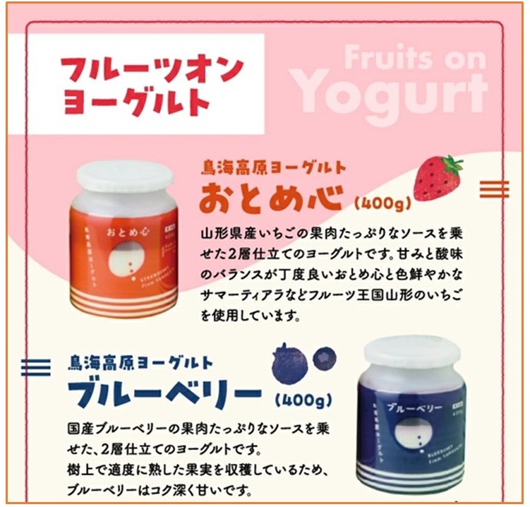 SA1813　鳥海高原ヨーグルトＡセット