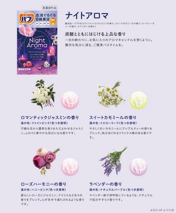 SC0523　花王バブ ナイトアロマ 12錠入×12箱