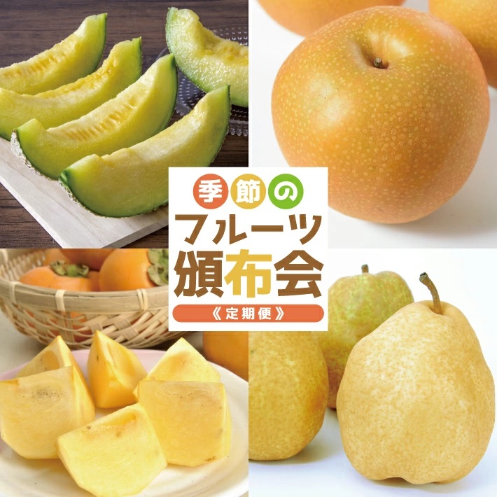 SG0111　【4回定期便】季節のフルーツ頒布会2026(アンデスメロン、和梨、庄内柿、洋梨〔シルバーベル〕)