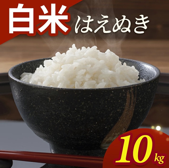 SC0650　令和7年産【白米】はえぬき　10kg(5kg×2袋) YA