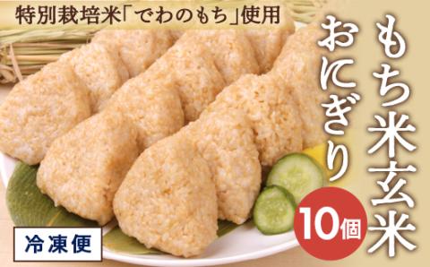 SZ0201　もち米 玄米おにぎり プレーン10個
