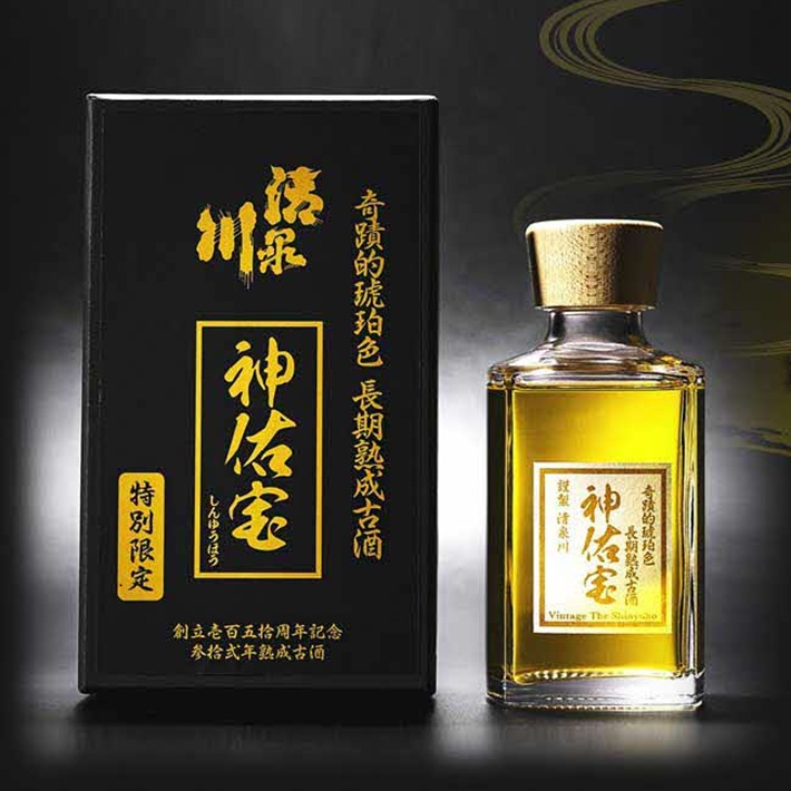 [ANA限定]奇跡の琥珀色をまとった32年長期熟成古酒「神佑宝」 200ml×1本 化粧箱入