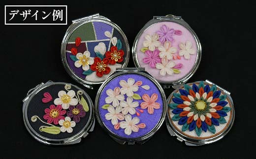 新庄亀綾織「コンパクトミラー」（シンジョウカメアヤオリ） F3S-2362