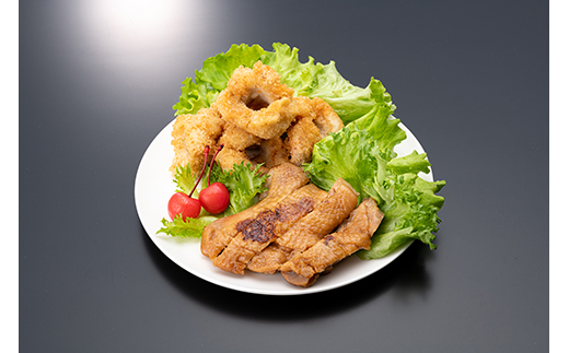 「山形さくらんぼ鶏」 無添加シリーズ おいしい工房リングセット（とりリング 312g・てりやき 130g） にく 肉 お肉 鶏肉 山形県 新庄市 F3S-1034