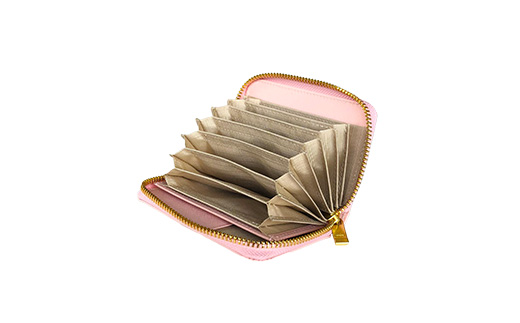 Grace グレース ジャバラカードケース/ピンク バレンタイン ホワイトデー 入学祝い 卒業祝い 就職祝い 贈り物 ギフト 人気 誕生日 プレゼント 母の日 父の日 山形県 新庄市 F3S-1484