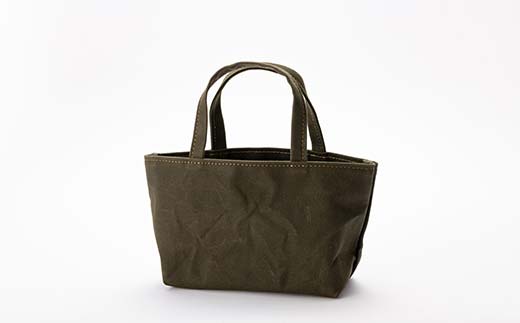 帆布トートバッグ 小 カーキ（9号帆布） 山形県 新庄市 F3S-1827