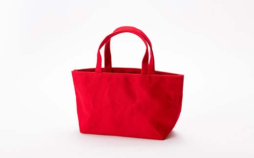 帆布トートバッグ 小 レッド（9号帆布） 山形県 新庄市 F3S-1830