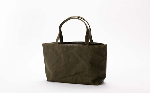 帆布トートバッグ 中 カーキ（9号帆布） F3S-1832