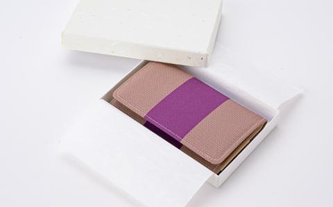 新庄綾織「名刺入れ（布製）」ピンク F3S-1522