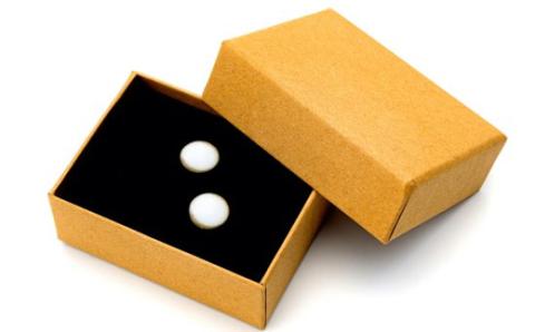 【山福限定】tsuchi/ピアス（大）（白） F3S-1542