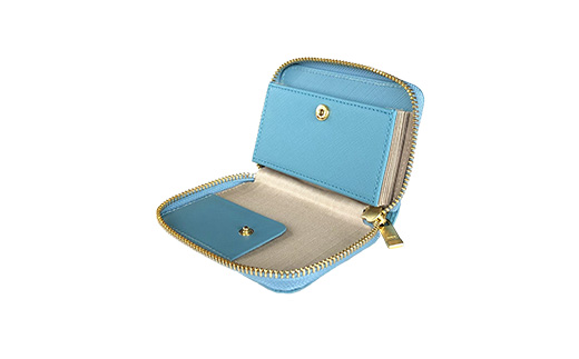 Grace グレース ジャバラカードケース/ブルー バレンタイン ホワイトデー 入学祝い 卒業祝い 就職祝い 贈り物 ギフト 人気 誕生日 プレゼント 母の日 父の日 山形県 新庄市 F3S-1485