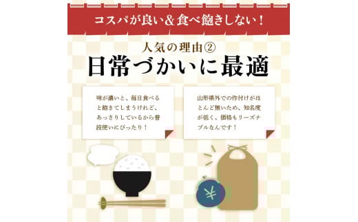 令和6年産 山形県産【はえぬき】無洗米 精米 10kg（5kg×2袋） 米 お米 おこめ 山形県 新庄市 F3S-2336