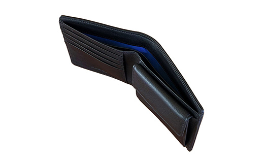 URIBOU Neu ウリボウノイ 二つ折り財布/ブルー バレンタイン ホワイトデー 入学祝い 卒業祝い 贈り物 ギフト 誕生日 プレゼント 母の日 父の日 山形県 新庄市 F3S-1476