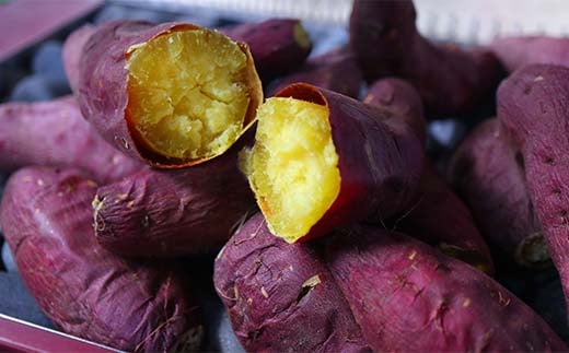 栽培期間中、農薬・化学肥料不使用 ホクホク甘～い『至福の紅あずま』サイズ 大～小混合 2kg さつまいも サツマイモ 山形県 新庄市 F3S-1931