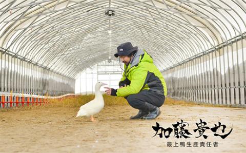 『満天☆青空レストランでご紹介！』もがみの地で育った最上級の鴨 最上鴨 半羽 約500g（むね・もも 各1枚）かも 鴨 鴨肉 鴨鍋 鴨南蛮 鴨焼き 山形県 新庄市 F3S-1411