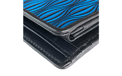 URIBOU Neu ウリボウノイ 二つ折り財布/ブルー バレンタイン ホワイトデー 入学祝い 卒業祝い 贈り物 ギフト 誕生日 プレゼント 母の日 父の日 山形県 新庄市 F3S-1476