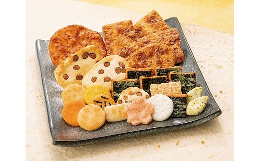 《大人気！やみつきしみかりせん入》さがえ屋煎餅 ６品詰合せギフトセット （化粧箱）【煎餅工房さがえ屋】　013-G-BS004
