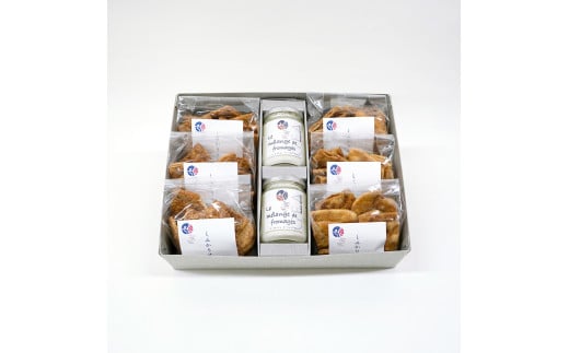 gea mariage - ギア・マリアージュ - （やみつきしみかりせん×ル・メランジュ・ド・フロマージュ）【煎餅工房 さがえ屋・セゾンファクトリー・佐藤繊維 GEA】　020-G-SS014