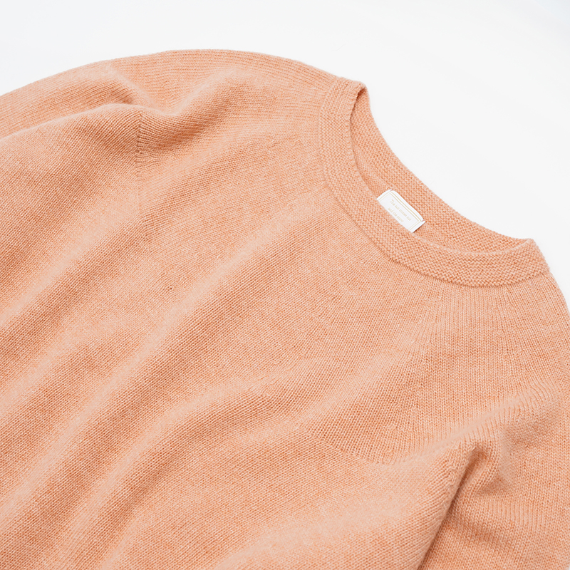 【オレンジ】プレスジャガードチュニックワンピース BCA12406WA Sato-S2 佐藤繊維 【 天然素材 ウール アンゴラ シンプル 着心地 レディース チュニック maalisukuu 山形県 寒河江市 獣毛糸 上質 セーター 日本製 国内製造 秋 冬 山形 】　055-H-SS034-orange