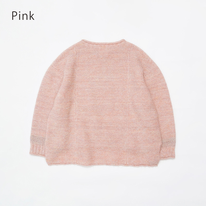 【ピンク】モヘヤニットプルオーバー BCA12409WA Sato-S2 佐藤繊維 【 天然素材 ウール モヘア シンプル 着心地 レディース プルオーバー maalisukuu 山形県 寒河江市 獣毛糸 上質 セーター 日本製 国内製造 東北 山形 秋 冬 】　055-H-SS037-pink