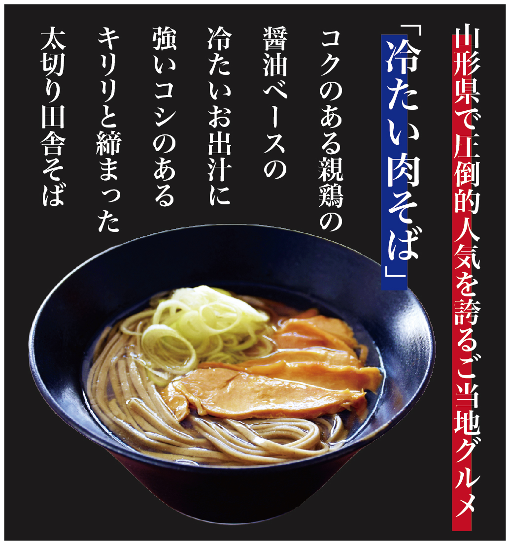 山形名物！冷たい肉そば ＜タレ・具入り＞2人前　006-F-TB001