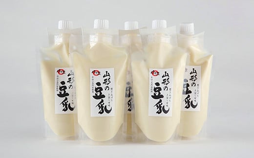 国産大豆で作った 純粋な 豆乳 「山形の豆乳」300ml×5本セット （にがり付）　010-G-TS001