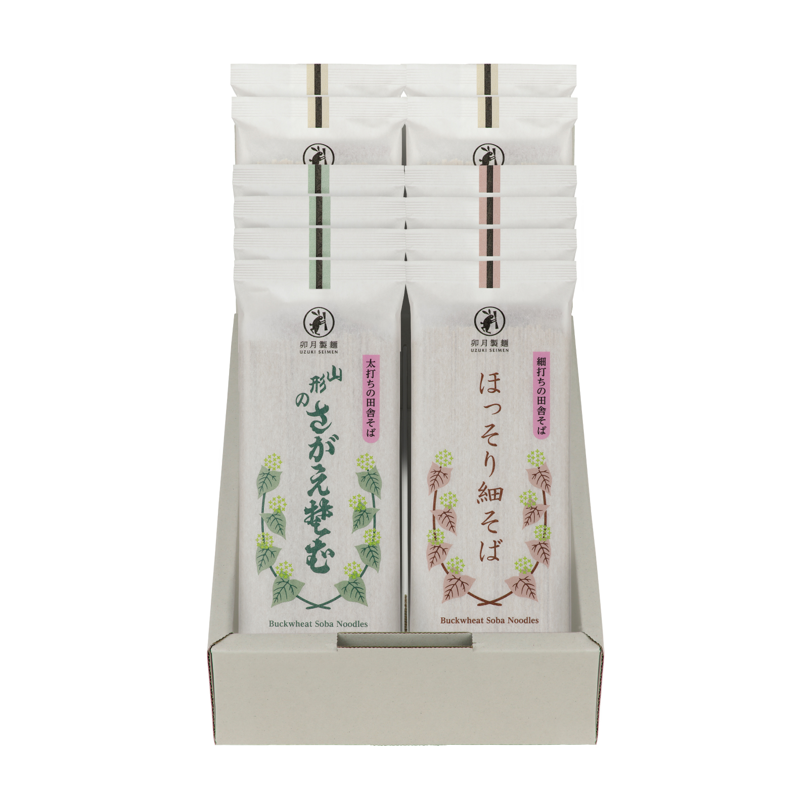 卯月製麺のふるさと蕎麦セット 24人前(計3種)　012-F-UZ001