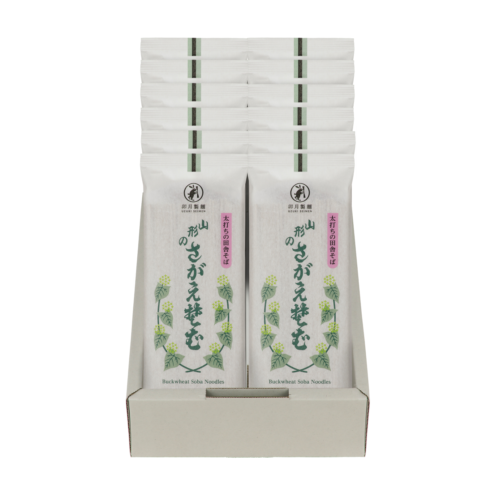 卯月製麺 「山形のさがえそば」24人前 (2人前×12袋)　012-F-UZ003