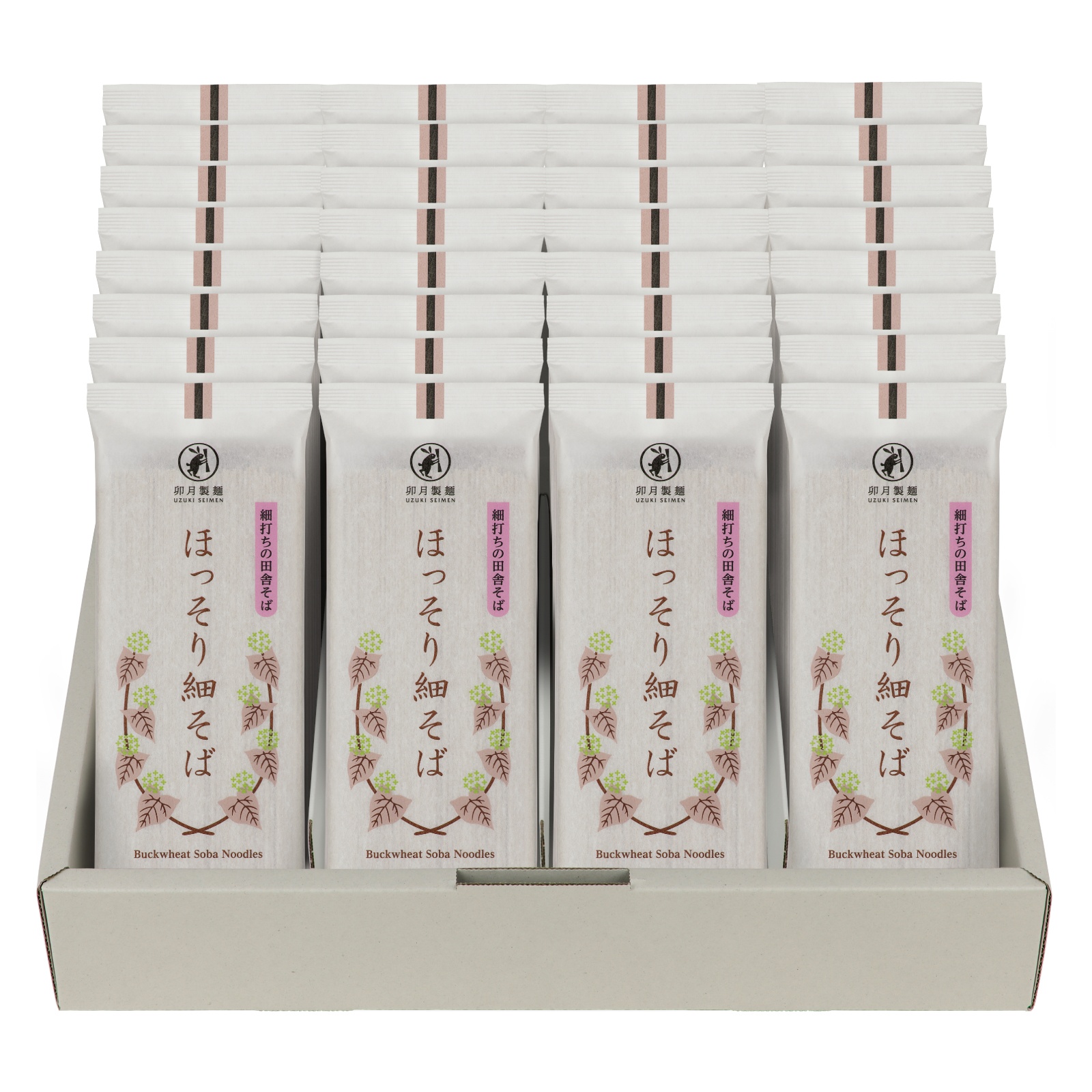 卯月製麺 ほっそり細そば 64人前 計32袋　030-F-UZ012