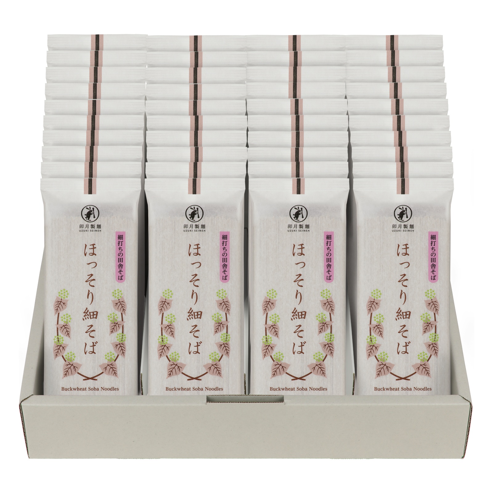 卯月製麺 「ほっそり細そば」 80人前 (200g×40袋) 計8kg　036-F-UZ013