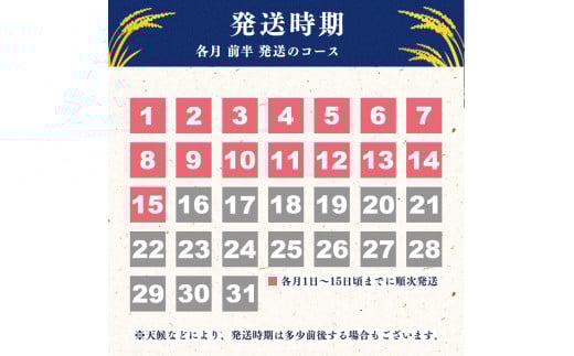 ＜2026年2月から4月コース＞【令和7年産】【無洗米】つや姫 3ヶ月定期便 合計15kg（5kg×3回）特別栽培米 【毎月前半（1日頃から15日頃）発送】山形産 山形県産 《2025年産》　0475-C-SR004-202602前-04前 2025年2月より毎月3回