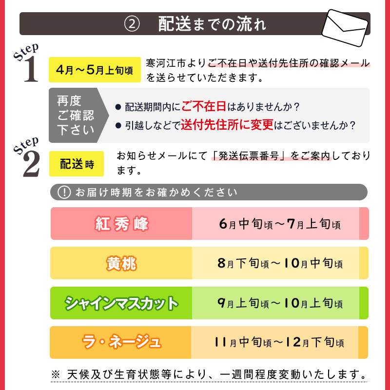 《先行予約》特秀品Bコース【定期便4回】フルーツ定期便 さくらんぼ 紅秀峰 黄桃  シャインマスカット 洋梨 ラネージュ 令和8年産 山形県産【2026年6月中旬頃から発送開始予定】※配送不可 沖縄・離島　078-B-AF029 Bコース