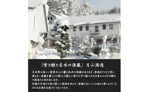 《山形県限定販売》 銀嶺月山 純米大吟醸 「山形限定」 720ml×1本　018-E-GS011