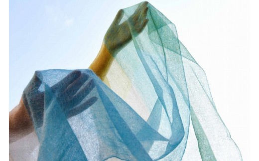 世界のセレブを魅了する【極細モヘヤ糸】フーガストール（ブルー・チェック柄）　072-H-SS025-BC ブルー・チェック柄