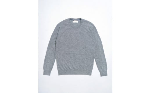 《ユニセックス》 カシミヤ クルーネック セーター 【ブラック】カシミア satosenistandard　110-H-SS030-BKXL ブラック XL