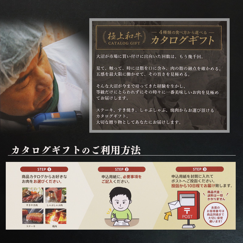【選べるお肉】黒毛和牛「山形牛」カタログギフト券 15,000円分（寄付金額5万円）《 牛肉 すき焼き すきやき しゃぶしゃぶ ステーキ 焼肉 焼き肉 肩 ロース モモ サーロイン ヒレ カルビ 東北 山形県 寒河江市 》　050-J-YL030 カタログギフト券 15,000円分
