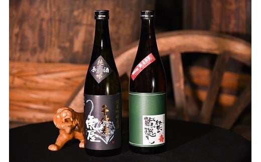 「純米吟醸原酒 虎屋」と「純米吟醸 杜氏の蔵隠し」２本飲み比べセット（各720ml）　014-E-CK008