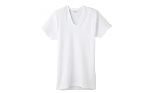 【グンゼ 快適工房】半袖肌着 男性用 U首 ホワイト Mサイズ（3枚セット）　012-H-GZ001-UM