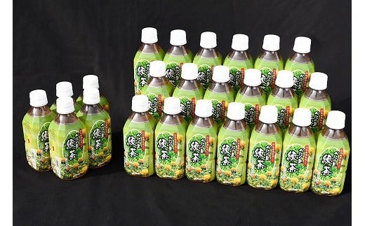 山形のご当地 緑茶 345ml×24本セット（1ケース）山形県産紅花入り「べにの里 緑茶」ペットボトル  1箱 備蓄 常備 まとめ買い 箱買い ケース買い 国内製造 丸菱食品　012-G-MB002