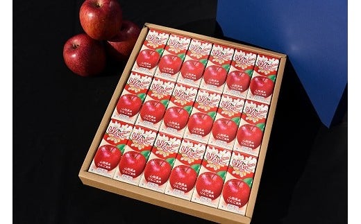 《ギフト対応可》 りんごジュース 200ml×18本セット 果汁100％ 紙パック 濃縮還元 山形県産 ／ 贈答 お取り寄せ ご当地 果物 フルーツ 備蓄 常温 林檎 アップル apple おやつ のし 熨斗 まとめ買い 国産 国内製造 丸菱食品　012-G-MB003 りんごジュース
