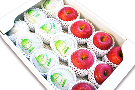 【2025年11月～12月発送】ラフランス＆ふじりんごセット約5kg_H072(R7)