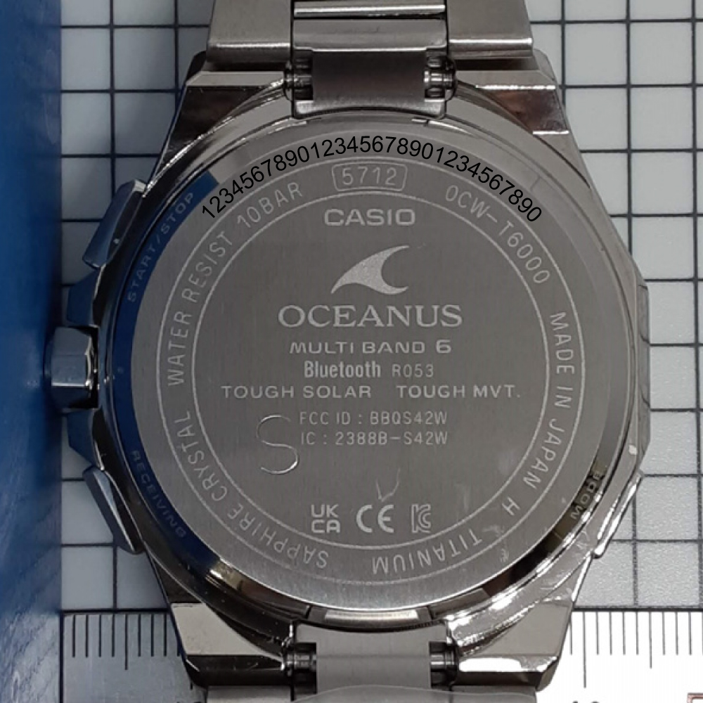 【CASIO】腕時計 OCEANUS OCW-T6000B-1AJF ≪名入れ有り≫ 山形県 東根市 hi011-125