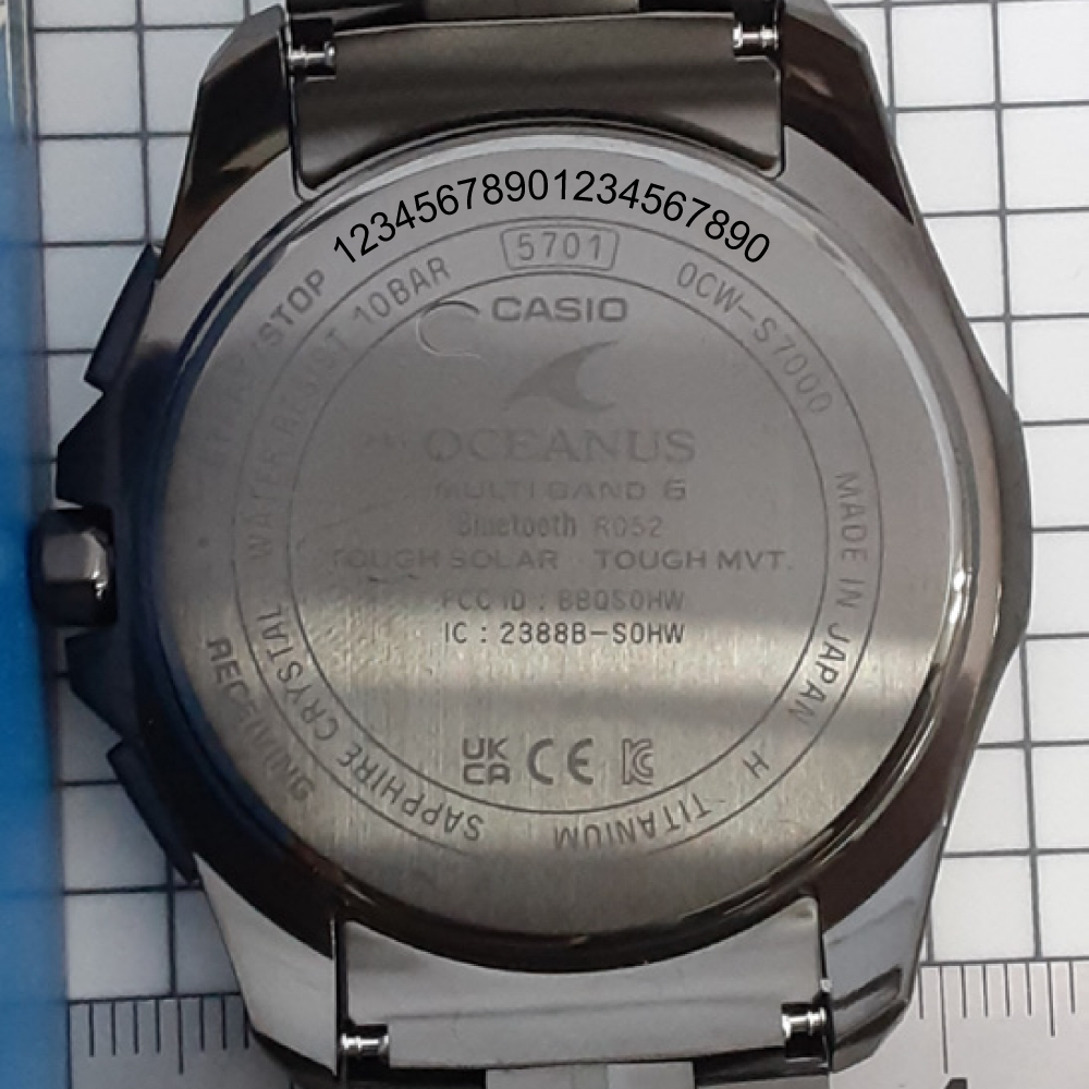 【CASIO】腕時計 OCEANUS OCW-S7000-1A2JF ≪名入れ有り≫ 山形県 東根市 hi011-129