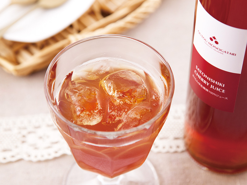 さくらんぼ佐藤錦 100％ ジュース 200ml 佐藤錦提供 hi029-034 200ml×1本