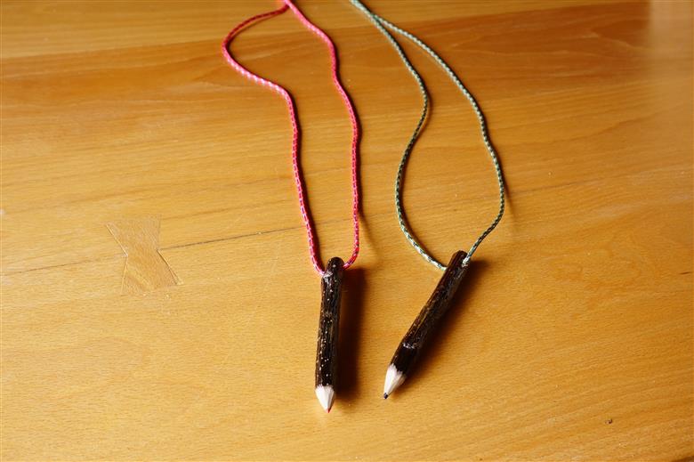 ラ・フランス小枝えんぴつ 山形県 東根市 木の工房エヌ・ワークス　hi048-020