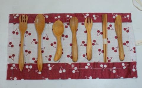 さくらんぼの木　カトラリーセット　hi004-hi048-015r